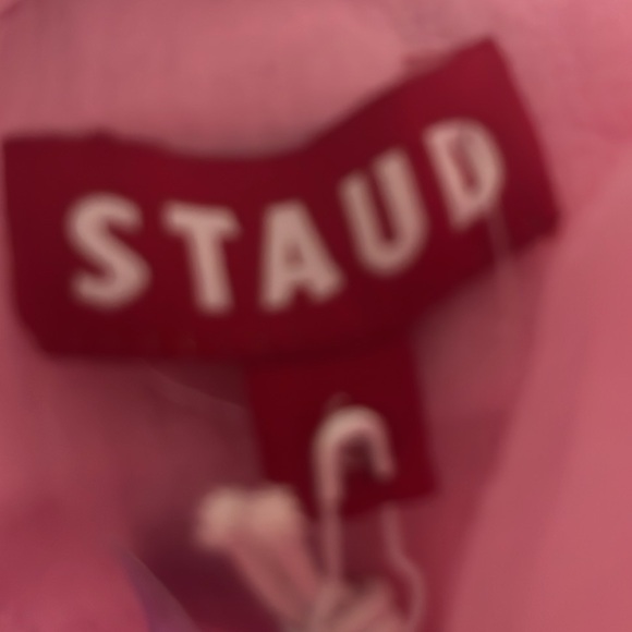 STAUD Pink Ruffled Mini Dress - Picture 12 of 13